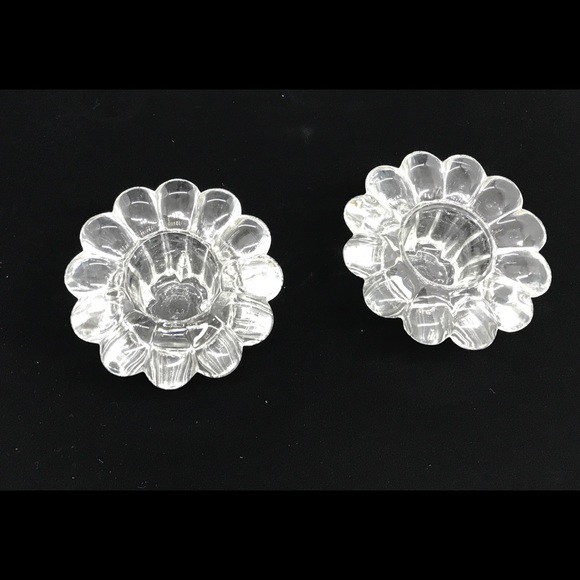 Forever Crystal Set Of 2 Candle/Votive Holders NEW - Picture 5 of 6